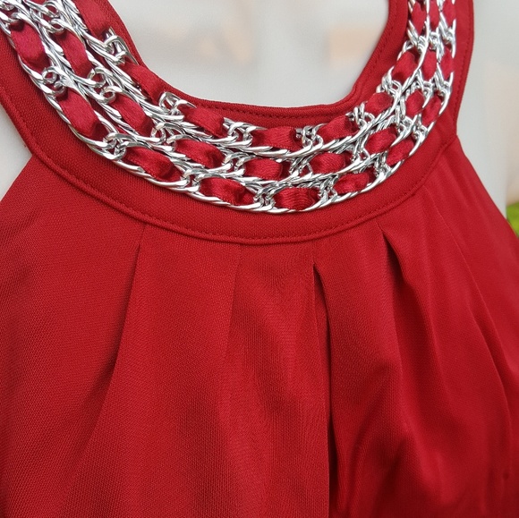 WHBM White House Black Market Red mini Dress Size X-Small - Picture 4 of 7